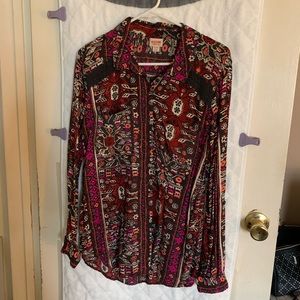 Mossimo Long Sleeve Blouse XL